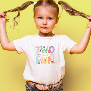 Te veel plezier, Pastel Lente Twee jaar oude Peute Kinder Shirts