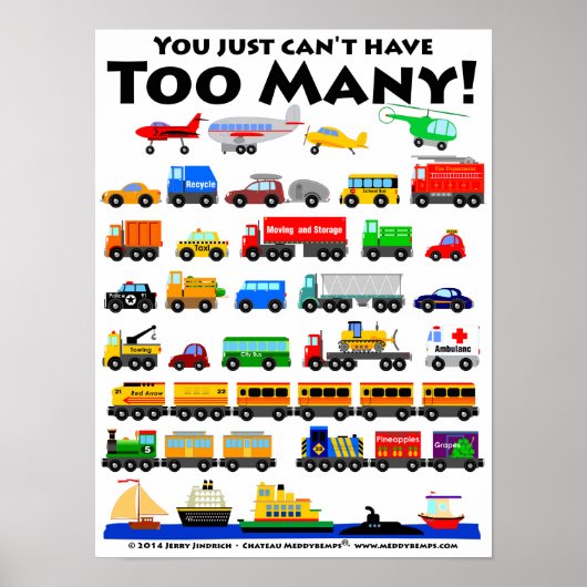 Te veel! poster (Voorkant)