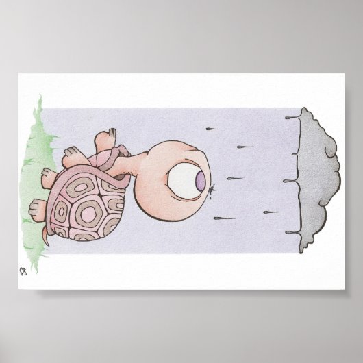 te veel regen poster (Voorkant)