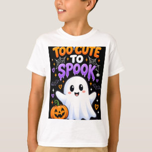 TE VEEL schattig om schattige Halloween spook kind T-shirt