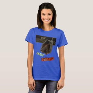 Te veel T-shirt van zoet