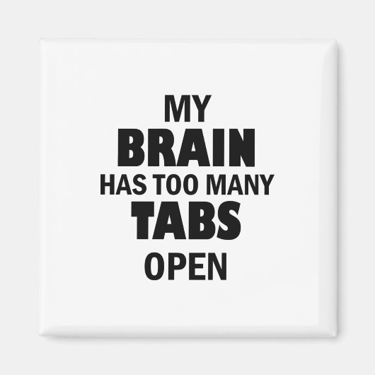 Te veel tabbladen magneet (Voorkant)