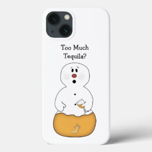 Te veel Tequila Snowman iPhone 13 Hoesje