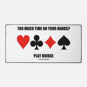 Te veel tijd over? Speel Bridge Bureaumat