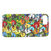 Te veel vogels!™ Draagtas voor vogelplein Case-Mate iPhone Case (Achterkant (Horizontaal))
