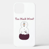 Te veel wijn Case-Mate iPhone case (Achterkant)