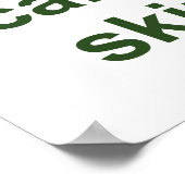 Te veel wortelen eten - Feit met voedsel Poster (Hoek)