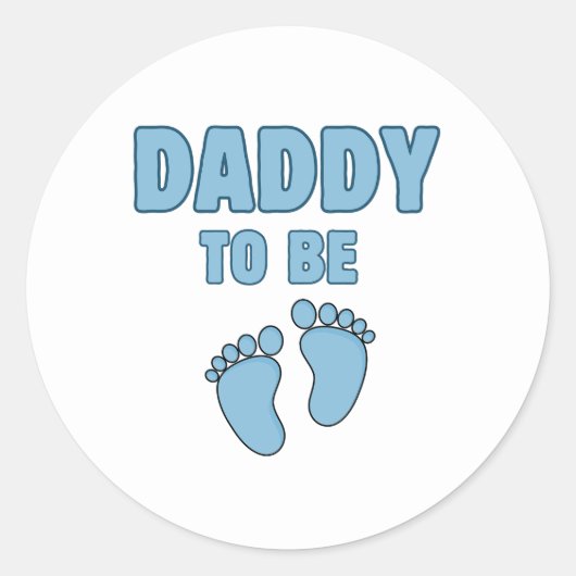 TE VERSTREKKEN DADDY RONDE STICKER (Voorkant)