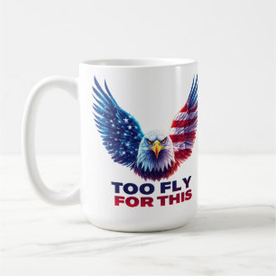 Te Vliegend Voor Deze Patriottische Amerikaanse Vl Koffiemok