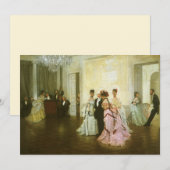 Te vroeg door James Tissot,  Victoriaans kunst (Voorkant / Achterkant)