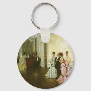 Te vroeg door James Tissot, Victoriaans kunst Sleutelhanger
