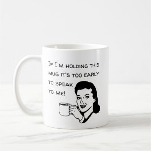 Te vroeg om met mij te spreken koffiemok