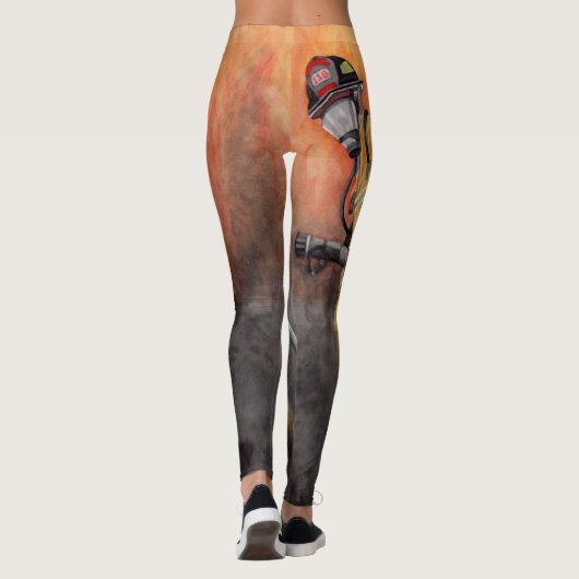 Te warm om Leggings te behandelen Personaliseer NA (Achterkant)