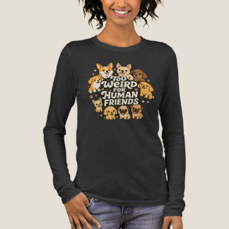 Te Weer voor Mensenvrienden - Hond Tri-Blend Shirt