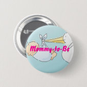 Te worden mammie ronde button 5,7 cm (Voorkant /achterkant)