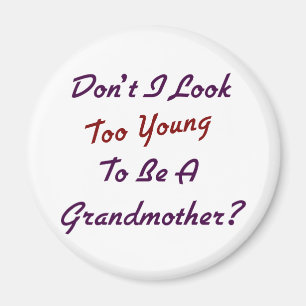 Te Young Grandma Magneet