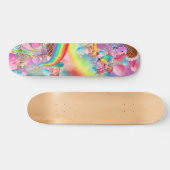 Te Yummy Rainbows Unicorn & Snoep Skateboard (Horizontaal)