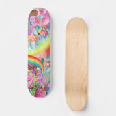 Te Yummy Rainbows Unicorn & Snoep Skateboard (Voorkant)