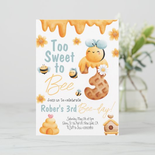 Te zoet om de drietyse uitnodiging te zijn (Staand voorkant)