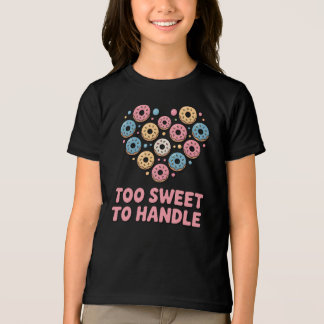 Te zoet om te hanteren | Donut Kinder Tri-Blend Shirt