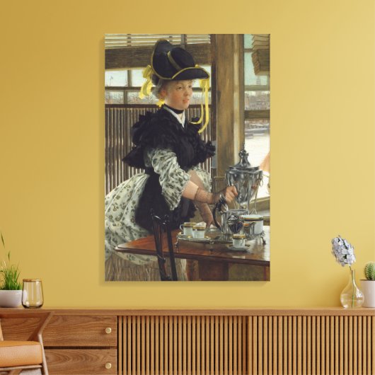 Tea | 1872 (houtolie) canvas afdruk (Insitu (Woonkamer))