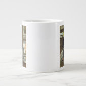 Tea | 1872 (houtolie) extra grote beker (Voorkant)