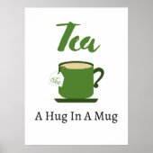 Tea A Hug In The Mug Poster (Devant)