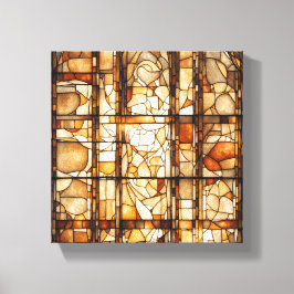 Tea Abstracte kunst Canvas Afdruk