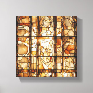 Tea Abstracte kunst Canvas Afdruk