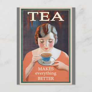  Tea Advertisement - maakt het beter Briefkaart