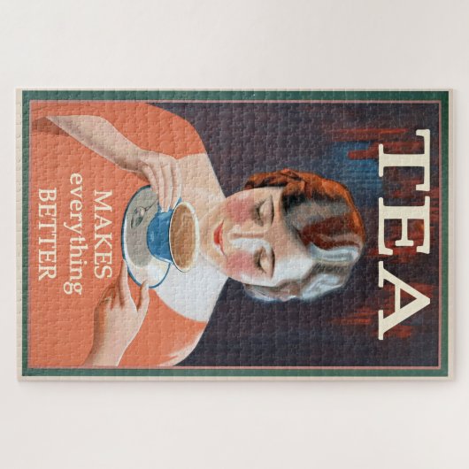 Tea Advertisement - maakt het beter Legpuzzel (Horizontaal)