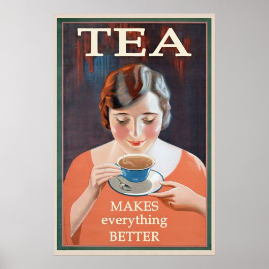 Tea Advertisement - maakt het beter Poster (Voorkant)