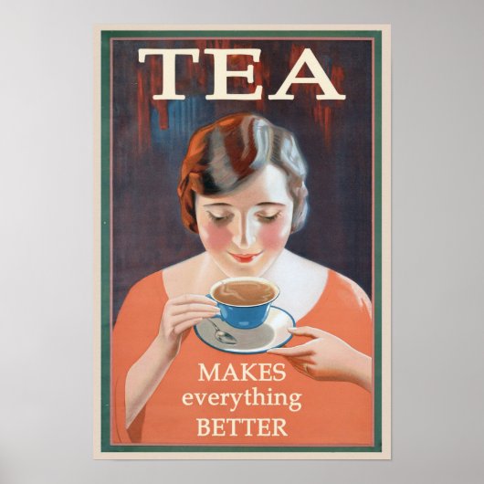 Tea  Advertisement Poster (Voorkant)