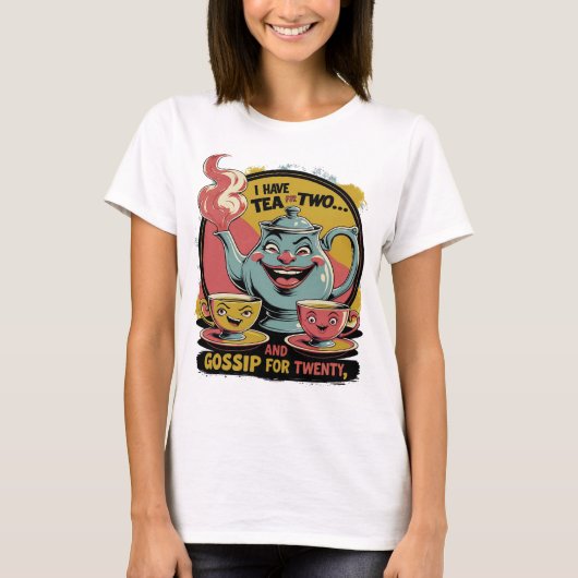 Tea and Gossip T-shirt (Voorkant)