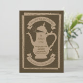 Tea and Murder Party - Invitation personnalisée (Debout devant)