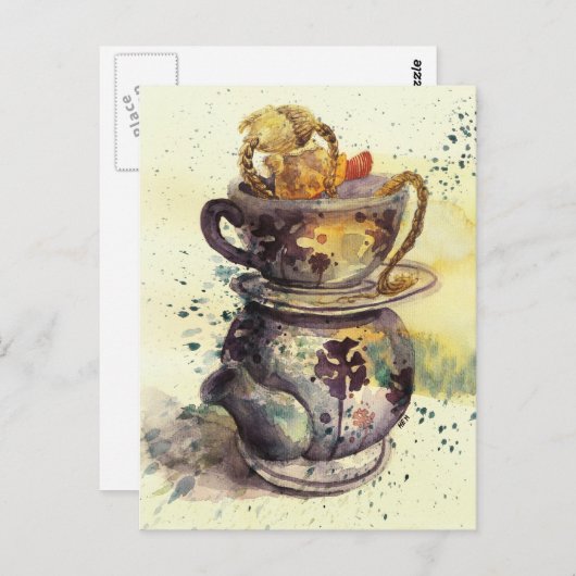 tea ani briefkaart (Voorkant / Achterkant)