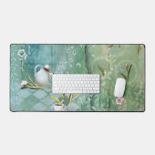 Tea Avec Tulipes Fairytale Illustration (Clavier et souris)