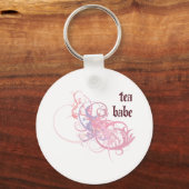 Tea Babe Sleutelhanger (Voorkant)