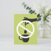 Tea Bag Briefkaart (Staand voorkant)