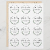 Tea Bag Wedding (Voorkant / Achterkant)