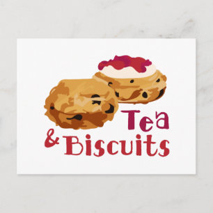 Tea & Biscuits Briefkaart