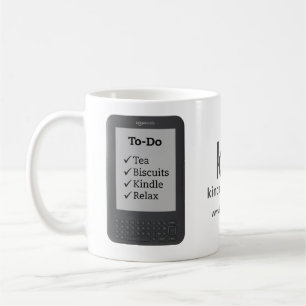 Tea & Biscuits - Mok met inkt toetsenbord