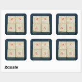 Tea Boxes 1992 Vierkante Sticker (Vel)