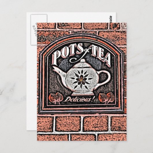 TEA BRIEFKAART (Voorkant / Achterkant)