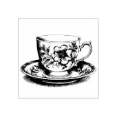 Tea Cup  Art Rubber Stamp Rubberstempel (Afrduk)