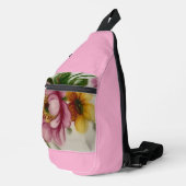 Tea Cup Floral Bouquet  Sling Bag (Rechterhoek)