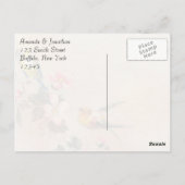 Tea Cup Hartelijk dank Briefkaart (Achterkant)