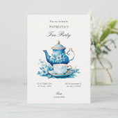 Tea cup kaart (Staand voorkant)