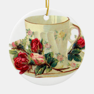 Tea Cup keramische sieremens Keramisch Ornament