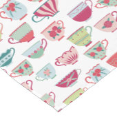 Tea Cup Pattern Korte Tafelloper (Hoek)